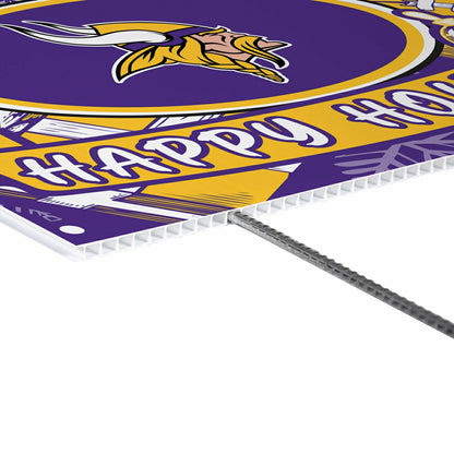 Team Sports America Exclusive - Minnesota Vikings Yard Sign, Holiday