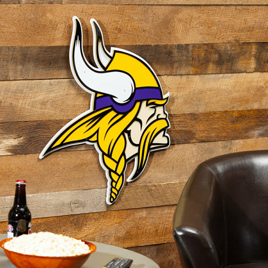 Team Sports America Signature - Minnesota Vikings Premier Metal Wall Art