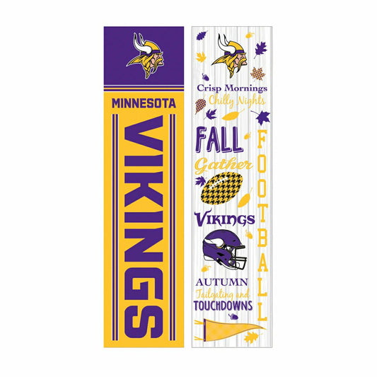 Team Sports America Everyday - 46" Double Sided Leaner, Minnesota Vikings, Fall Seasonal