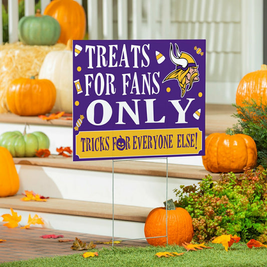 Team Sports America Trending - Minnesota Vikings Yard Sign, Halloween Treats for Fans