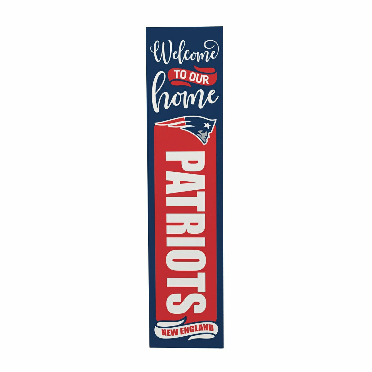Team Sports America Trending - 47" Double Sided Leaner, New England Patriots, Halloween