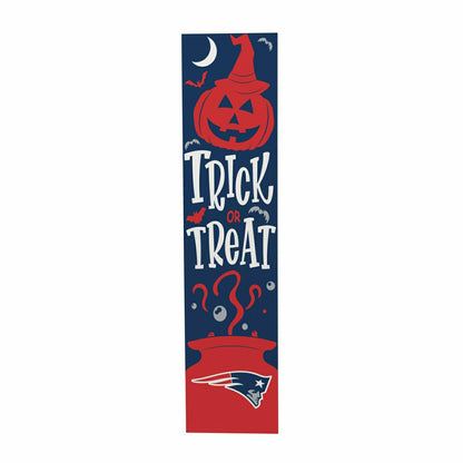 Team Sports America Trending - 47" Double Sided Leaner, New England Patriots, Halloween