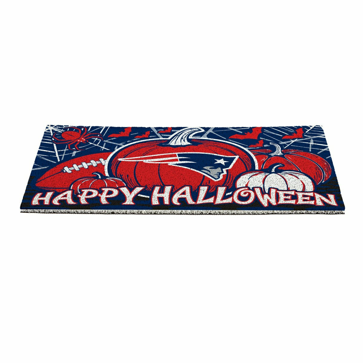 Team Sports America Exclusive - New England Patriots Halloween PVC Mat, 28"x16"