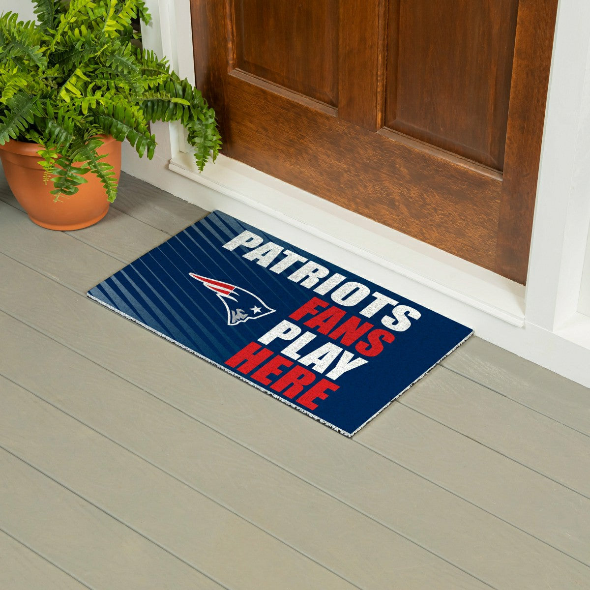 Team Sports America Best Seller - New England Patriots Fan Mat, 28"x16"