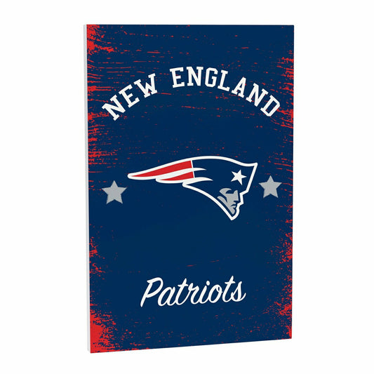 Team Sports America Recommended - New England Patriots Wood Wall Sign, 16x24