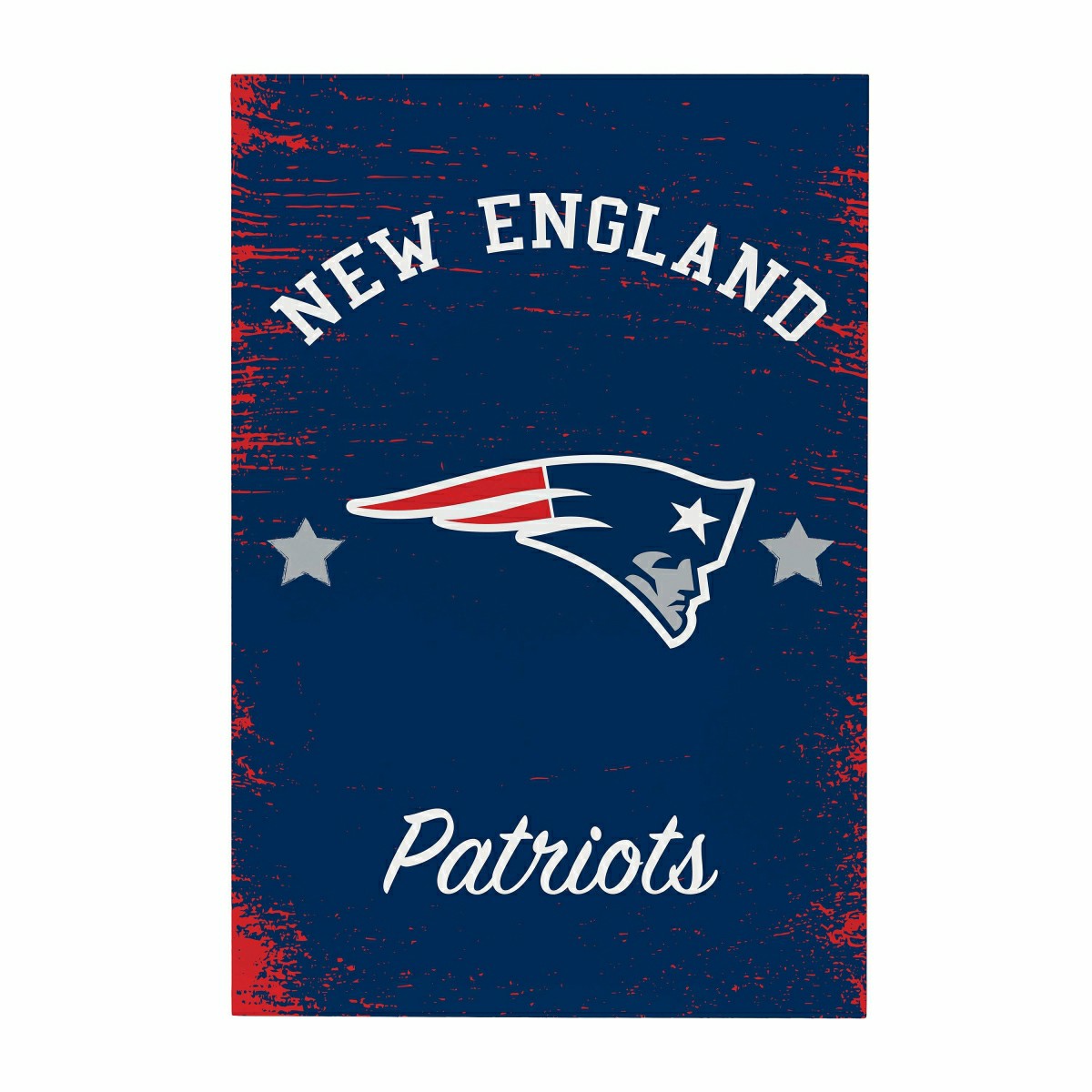 Team Sports America Recommended - New England Patriots Wood Wall Sign, 16x24
