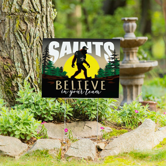 Team Sports America Exclusive - New Orleans Saints Yard Sign, Bigfoot