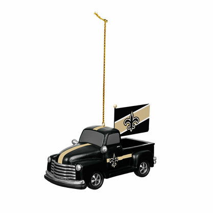 Team Sports America Signature - New Orleans Saints Mini Tabletop Rally Truck, Set of 2