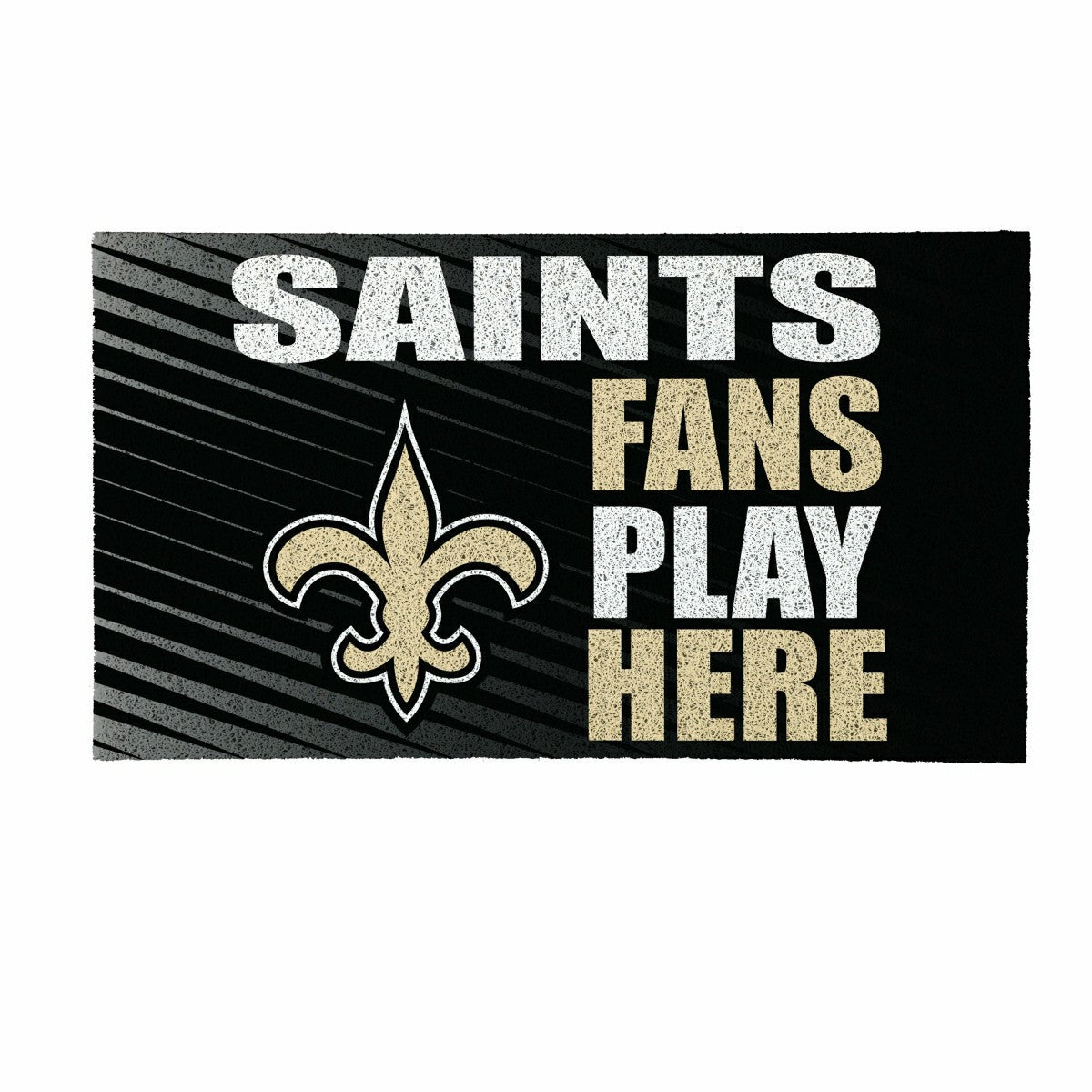 Team Sports America Best Seller - New Orleans Saints Fan Mat, 28"x16"