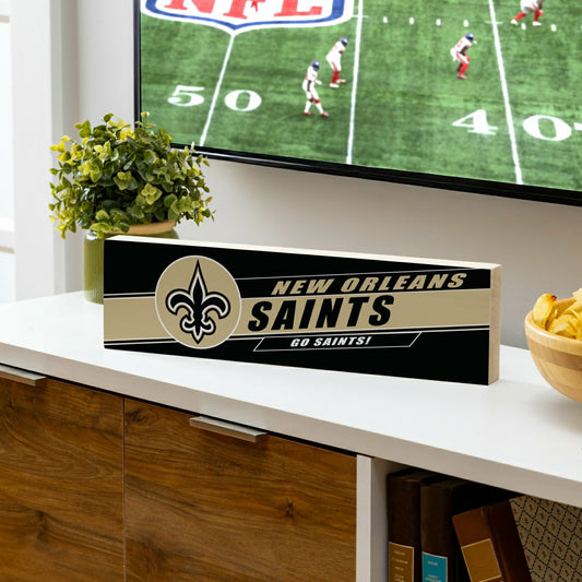 Team Sports America Classic - New Orleans Saints Mantle Sign, Down Home Fans, 5x18