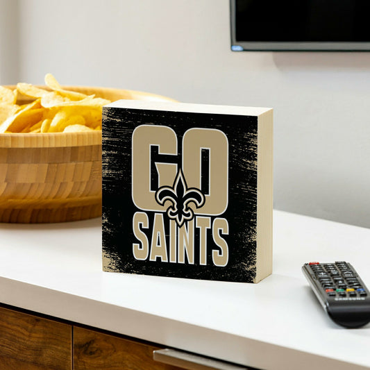 Team Sports America Essential - New Orleans Saints Plock, Down Home Fans, 6x6