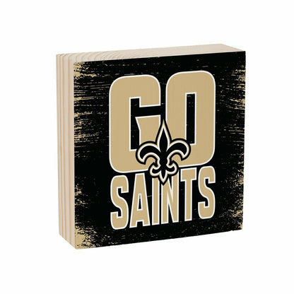 Team Sports America Essential - New Orleans Saints Plock, Down Home Fans, 6x6