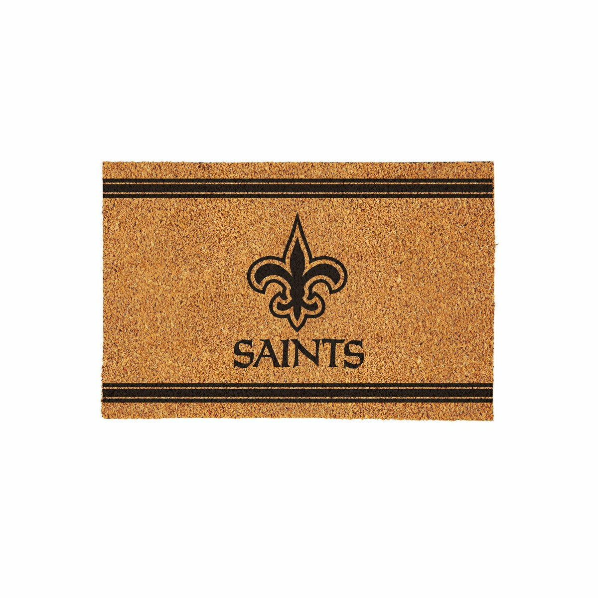 Team Sports America Trending - New Orleans Saints Large One Color Coir Mat, 36"x24"