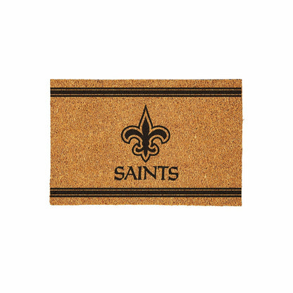 Team Sports America Trending - New Orleans Saints Large One Color Coir Mat, 36"x24"