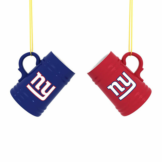 Team Sports America Signature - New York Giants Ceramic Mini Stein, 3oz, set of 2