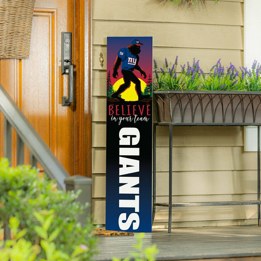 Team Sports America Everyday - New York Giants 46" Double Sided Leaner, Bigfoot