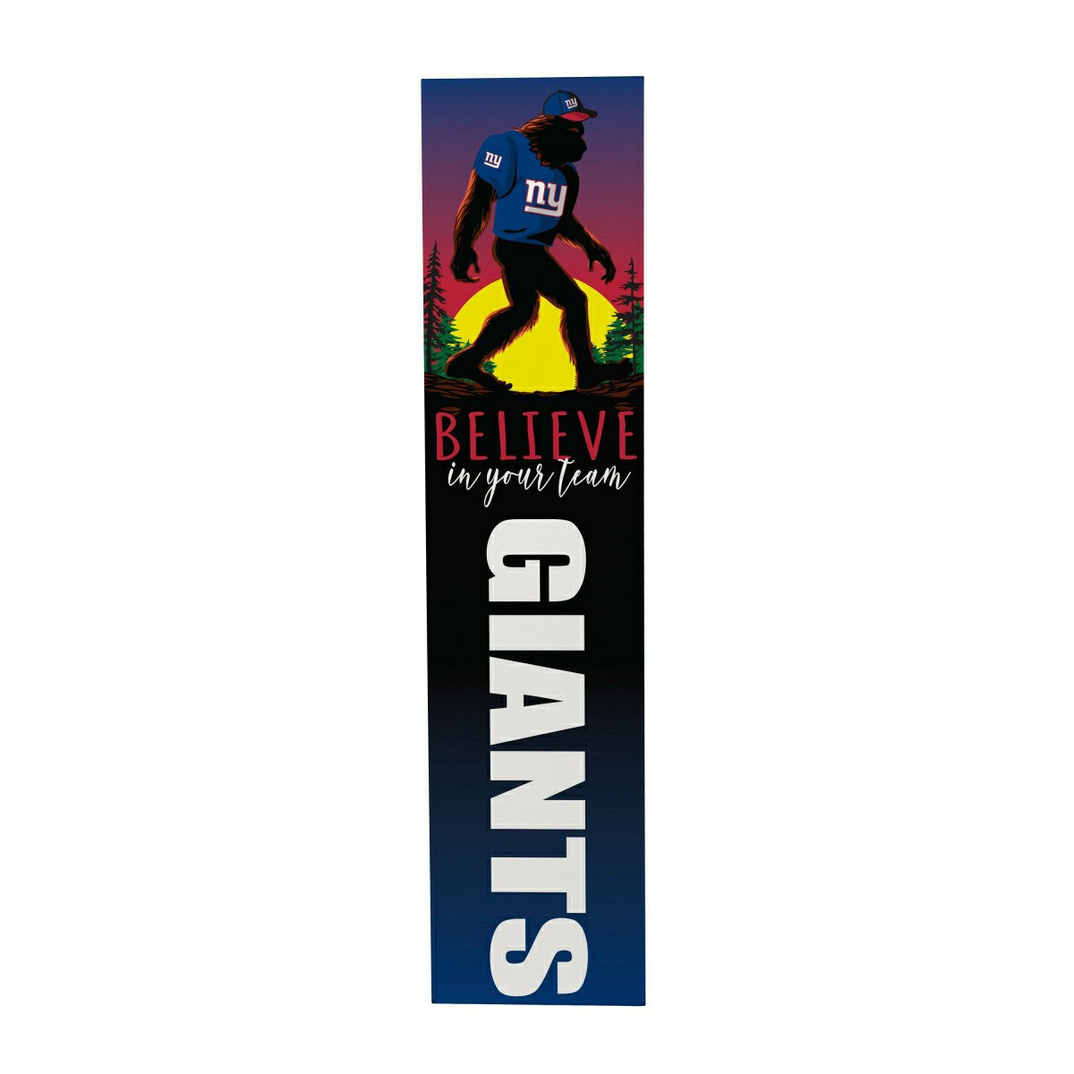 Team Sports America Everyday - New York Giants 46" Double Sided Leaner, Bigfoot
