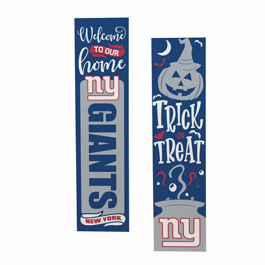 Team Sports America Classic - 47" Double Sided Leaner, New York Giants, Halloween