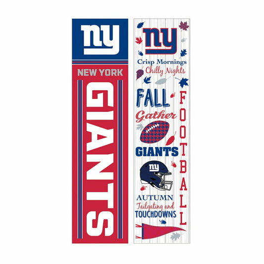 Team Sports America Essential - 46" Double Sided Leaner, New York Giants, Fall Seasonal