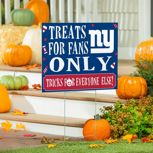Team Sports America Everyday - New York Giants Yard Sign, Halloween Treats for Fans