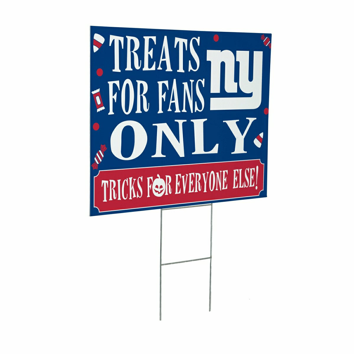 Team Sports America Everyday - New York Giants Yard Sign, Halloween Treats for Fans