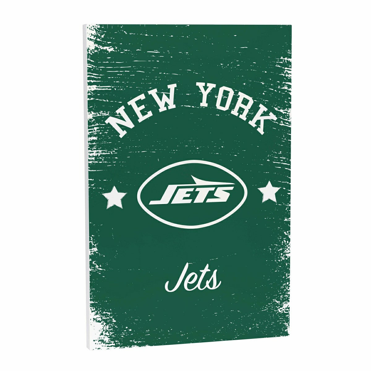 Team Sports America Signature - New York Jets Wood Wall Sign, 16x24
