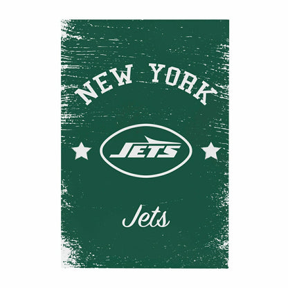 Team Sports America Signature - New York Jets Wood Wall Sign, 16x24