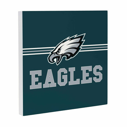 Team Sports America Recommended - Philadelphia Eagles Wood Wall Sign, 12x12