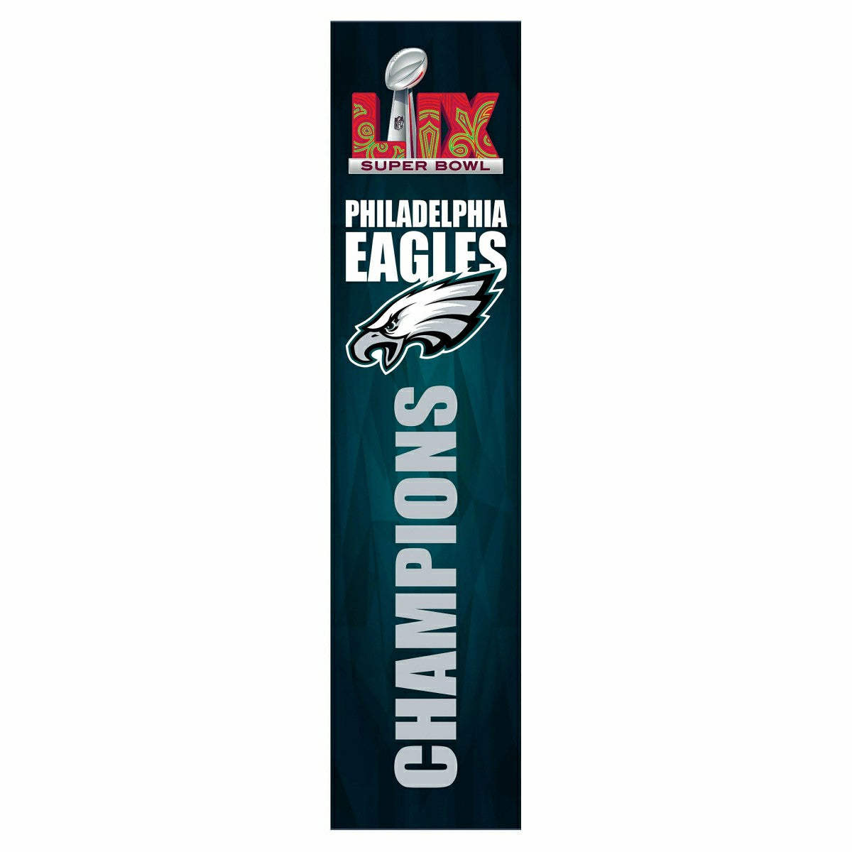 Team Sports America Essential - Philadelphia Eagles Super Bowl 59 Champions Porch Leaner, 46"