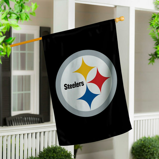 Team Sports America Signature - Applique Flag, Reg, Pittsburgh Steelers