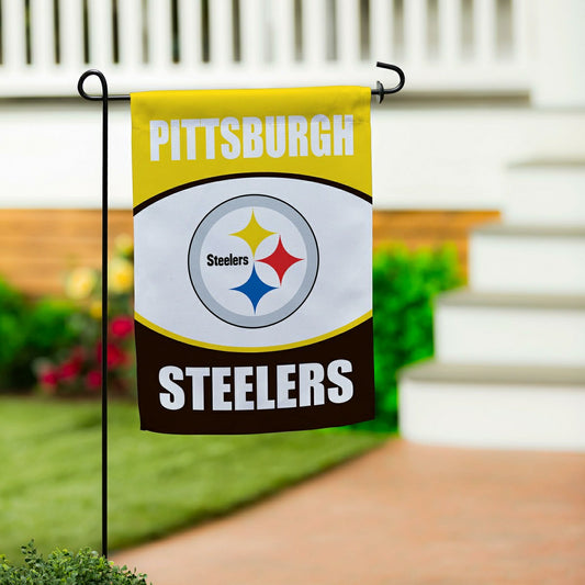 Team Sports America Classic - Pittsburgh Steelers Suede Garden Flag