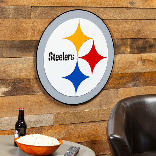 Team Sports America Everyday - Pittsburgh Steelers Premier Metal Wall Art