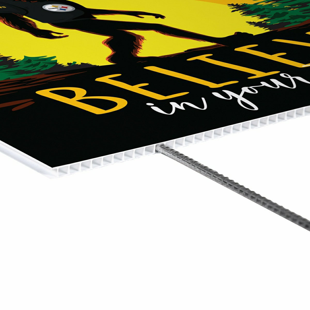 Team Sports America Signature - Pittsburgh Steelers Yard Sign, Bigfoot
