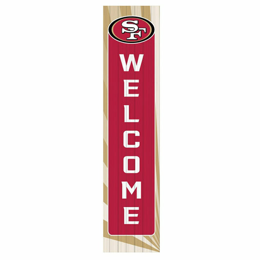 Team Sports America Signature - San Francisco 49ers Summer Seasonal Single Sided Large Leaner, 46"