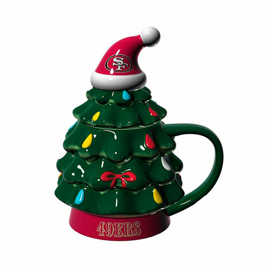 Team Sports America Classic - San Francisco 49ers, Holiday Tree Cup Gift Set, 14oz.
