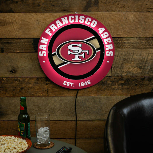 Team Sports America Essential - San Francisco 49ers, Metal Lite, Round