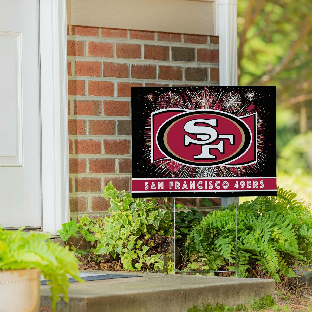 Team Sports America Value - San Francisco 49ers Yard Sign, Patriotic