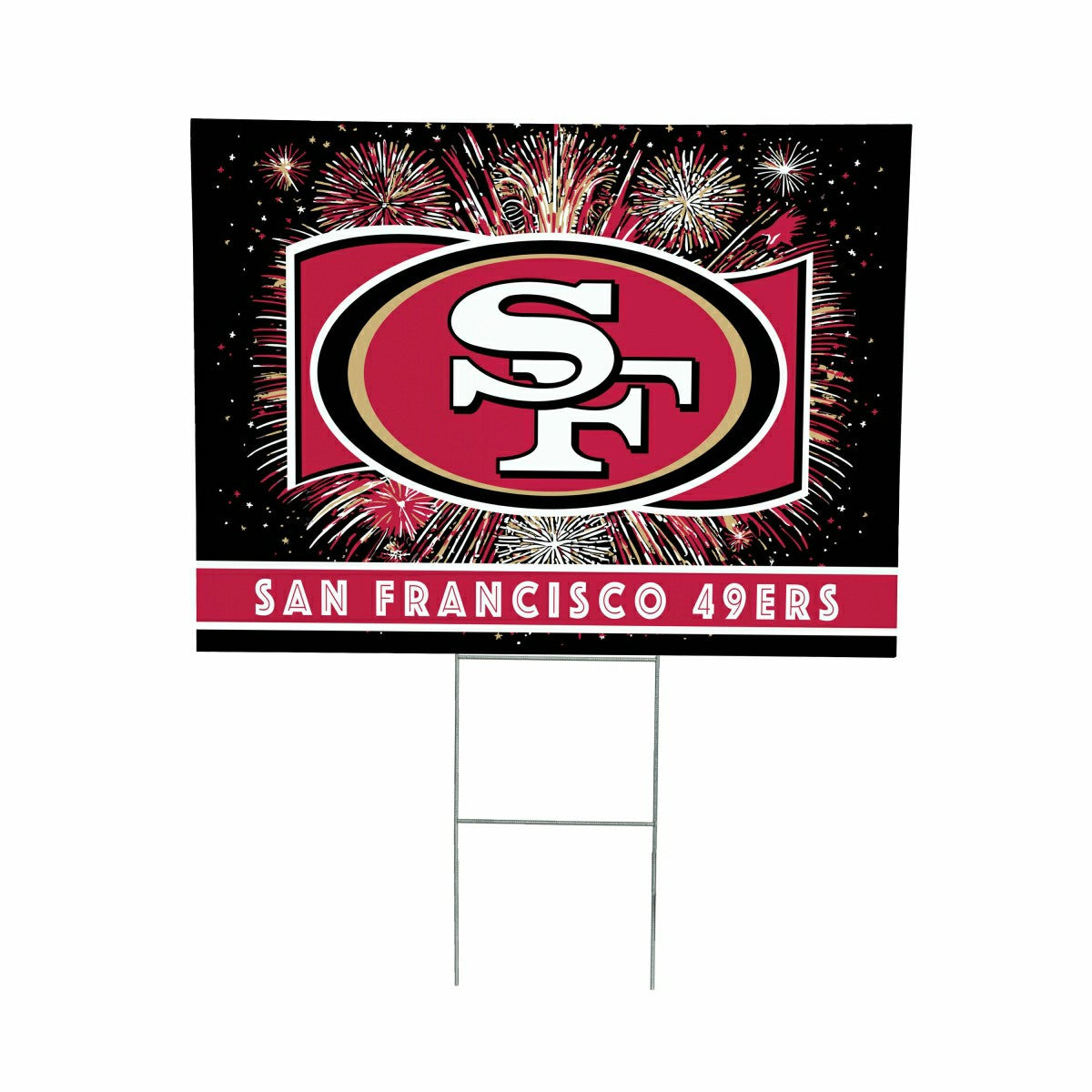 Team Sports America Value - San Francisco 49ers Yard Sign, Patriotic
