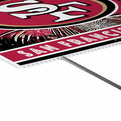 Team Sports America Value - San Francisco 49ers Yard Sign, Patriotic