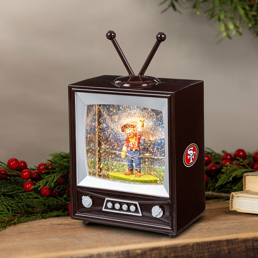 Team Sports America Everyday - San Francisco 49ers Vintage TV Water Lantern