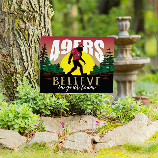 Team Sports America Exclusive - San Francisco 49ers Yard Sign, Bigfoot