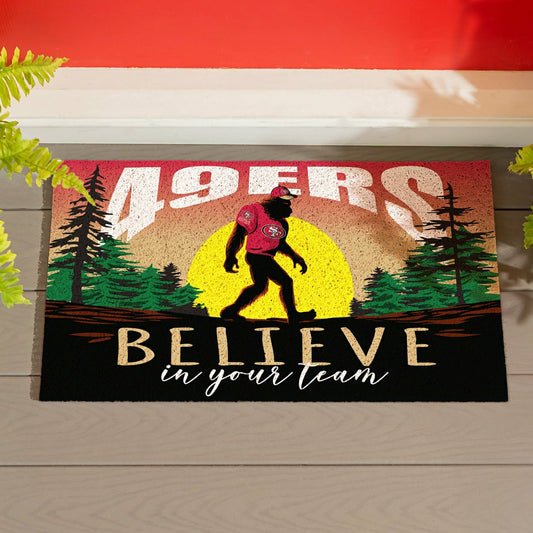 Team Sports America Classic - San Francisco 49ers Bigfoot PVC Mat, 28"x16"