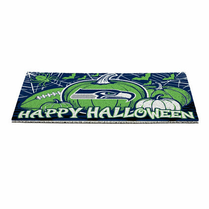 Team Sports America Essential - Seattle Seahawks Halloween PVC Mat, 28"x16"