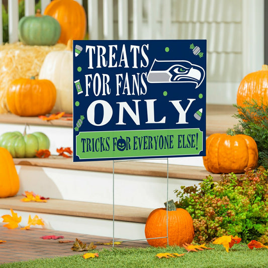 Team Sports America Signature - Seattle Seahawks Yard Sign, Halloween Treats for Fans