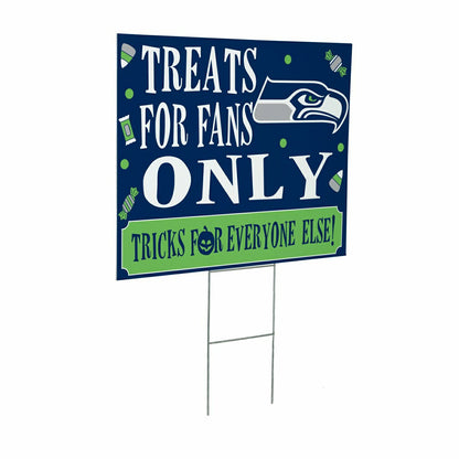 Team Sports America Signature - Seattle Seahawks Yard Sign, Halloween Treats for Fans