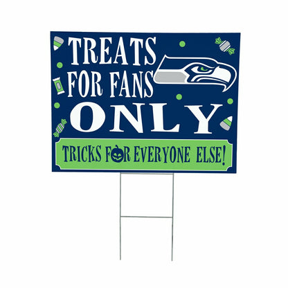 Team Sports America Signature - Seattle Seahawks Yard Sign, Halloween Treats for Fans