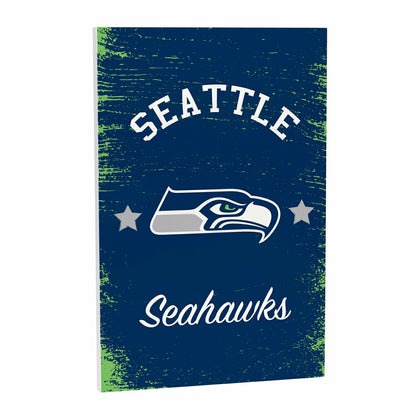 Team Sports America Essential - Seattle Seahawks Wood Wall Sign, 16x24