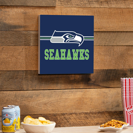 Team Sports America Value - Seattle Seahawks Wood Wall Sign, 12x12