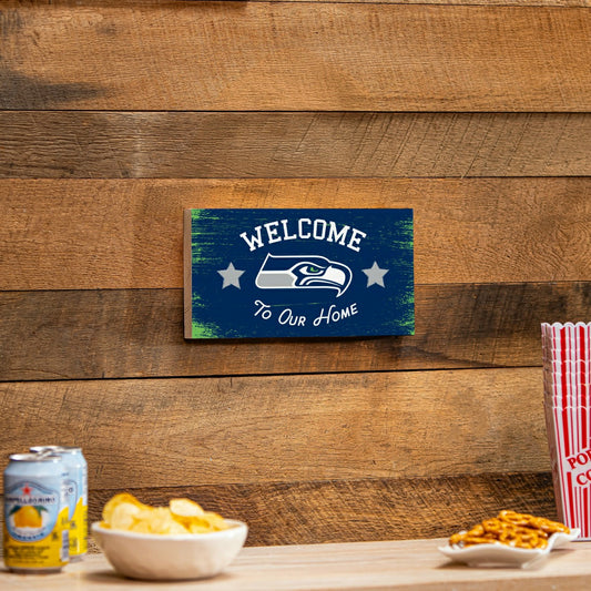 Team Sports America Trending - Seattle Seahawks Wood Wall Sign, 6x11