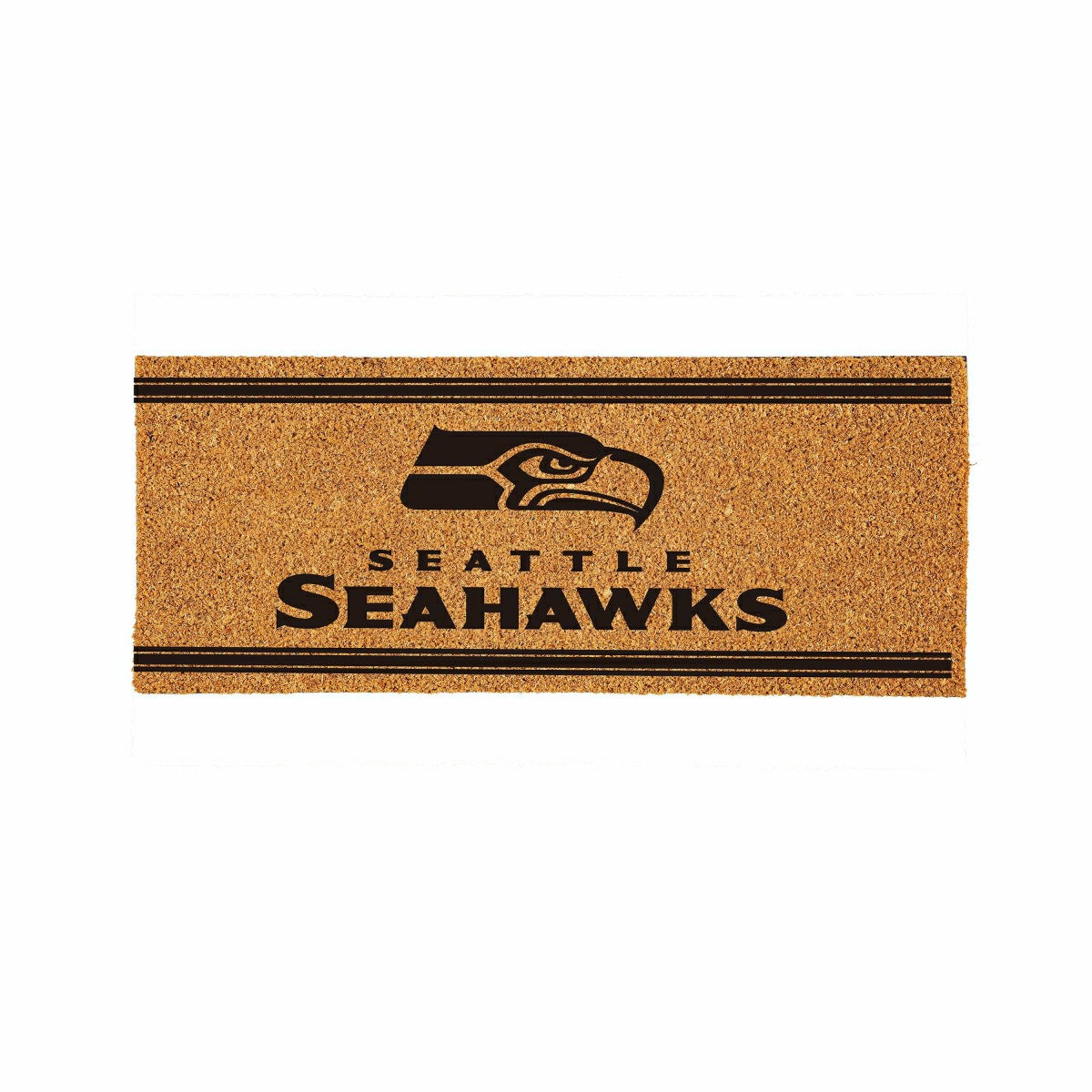 Team Sports America Exclusive - Seattle Seahawks Extra Large One Color Coir Mat, 60"x24"